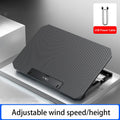Gaming Laptop Cooler Large Size For 12-16 Inch Notebook Two USB Laptop Cooling Pads Wind Speed Adjustable Silent Laptop Stand - Velvet Haven