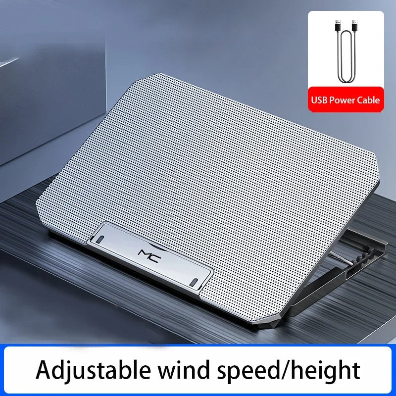 Gaming Laptop Cooler Large Size For 12-16 Inch Notebook Two USB Laptop Cooling Pads Wind Speed Adjustable Silent Laptop Stand - Velvet Haven