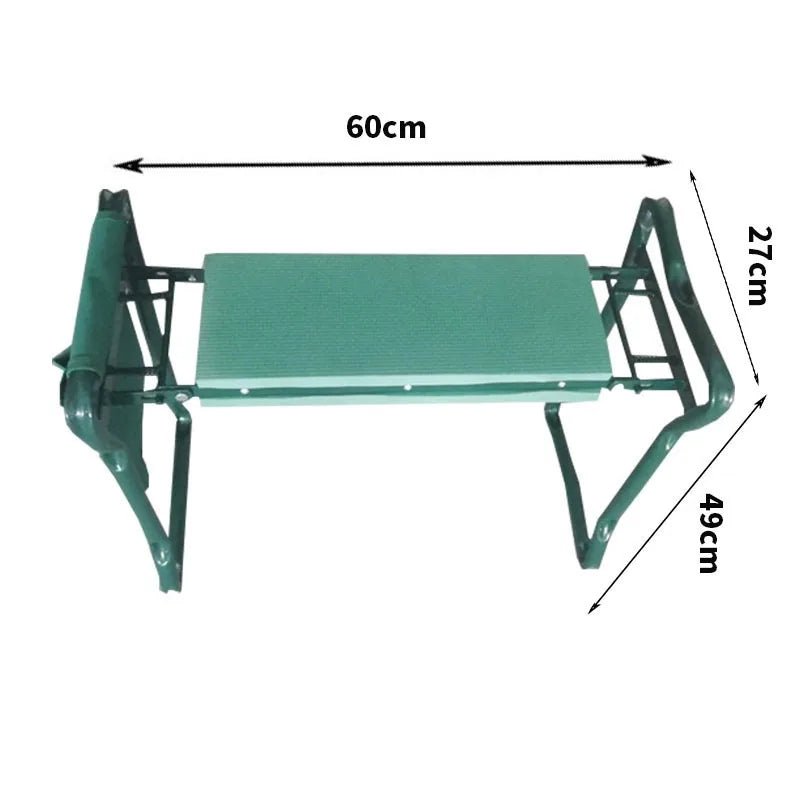 Garden Kneeler and Seat Heavy Duty Gardening Bench with 2 Tool Pouches EVA Foam Pad Foldable Stool To Prevent Knee & Back Pain - Velvet Haven