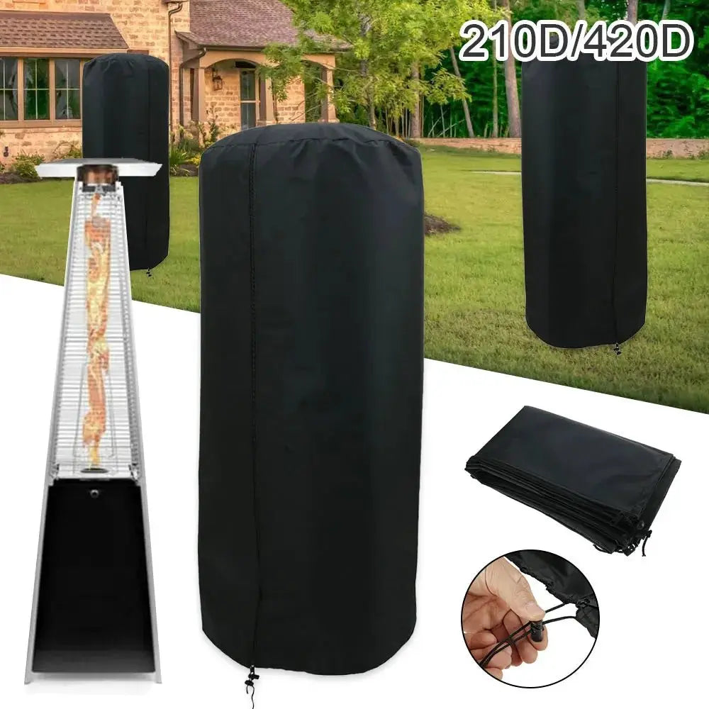 Garden Veranda Patio Heaters Canopy Terrace 210D/420D Oxford Dust Cover Outdoor Heater Waterproof Furniture Protector - Velvet Haven