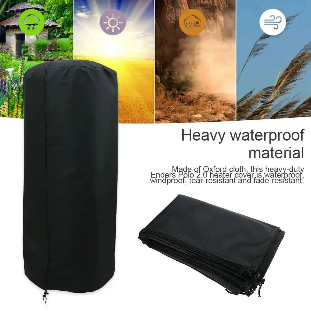 Garden Veranda Patio Heaters Canopy Terrace 210D/420D Oxford Dust Cover Outdoor Heater Waterproof Furniture Protector - Velvet Haven