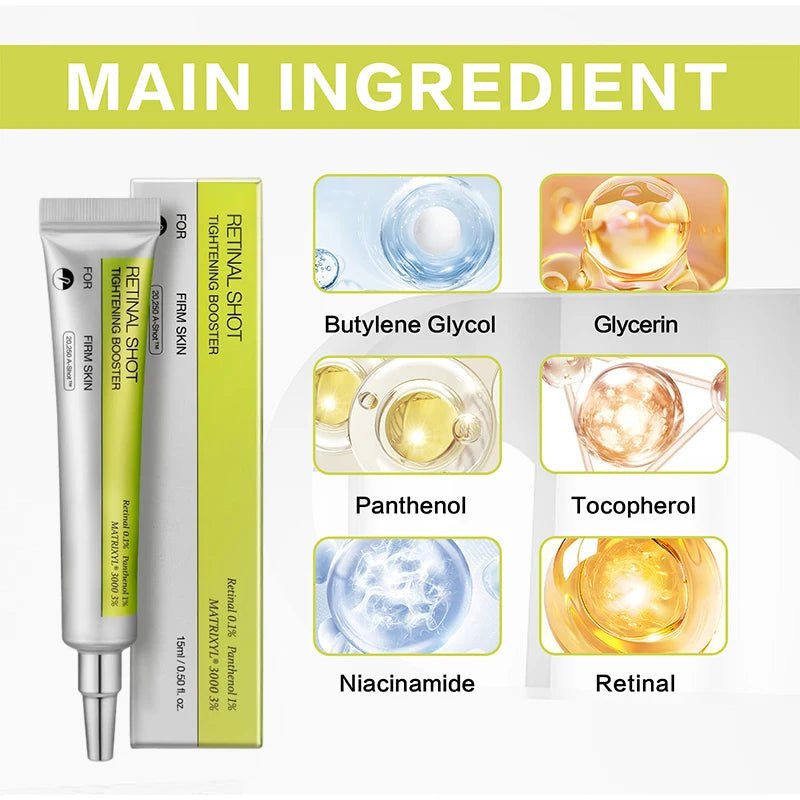 Gentle Retinol Hydrating Eye Cream Refreshing Watery Texture Eye Essence Improve Fine Lines Dark Circles Fast Absorb Non Greasy - Velvet Haven