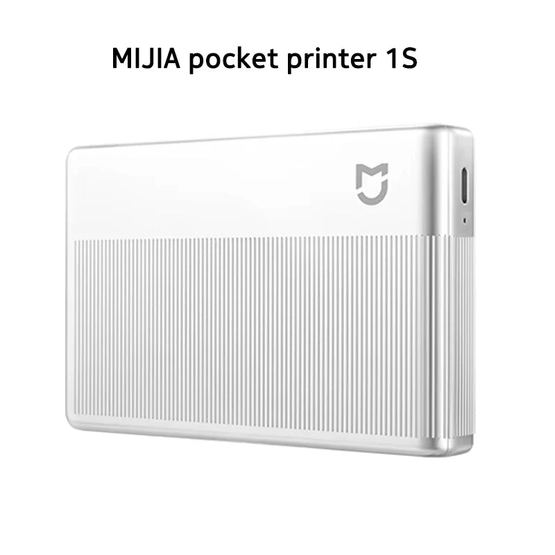 Global Version Xiaomi Mi Portable Photo Printer Bluetooth 5.0 BLE ZINK Inkless Technology AR Video Printing Support Mi Home APP - Velvet Haven