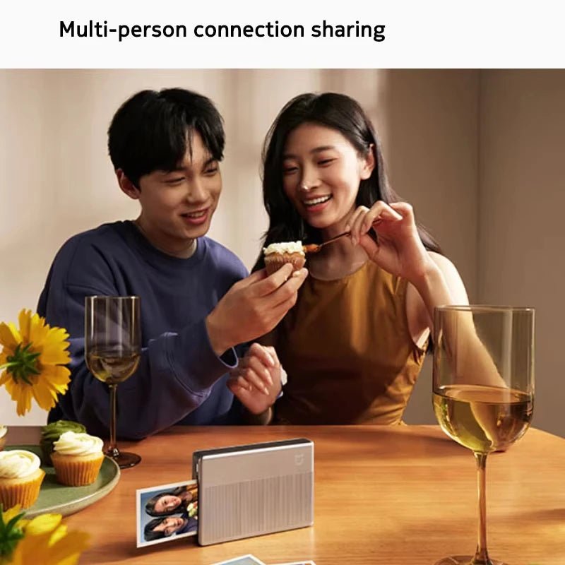 Global Version Xiaomi Mi Portable Photo Printer Bluetooth 5.0 BLE ZINK Inkless Technology AR Video Printing Support Mi Home APP - Velvet Haven