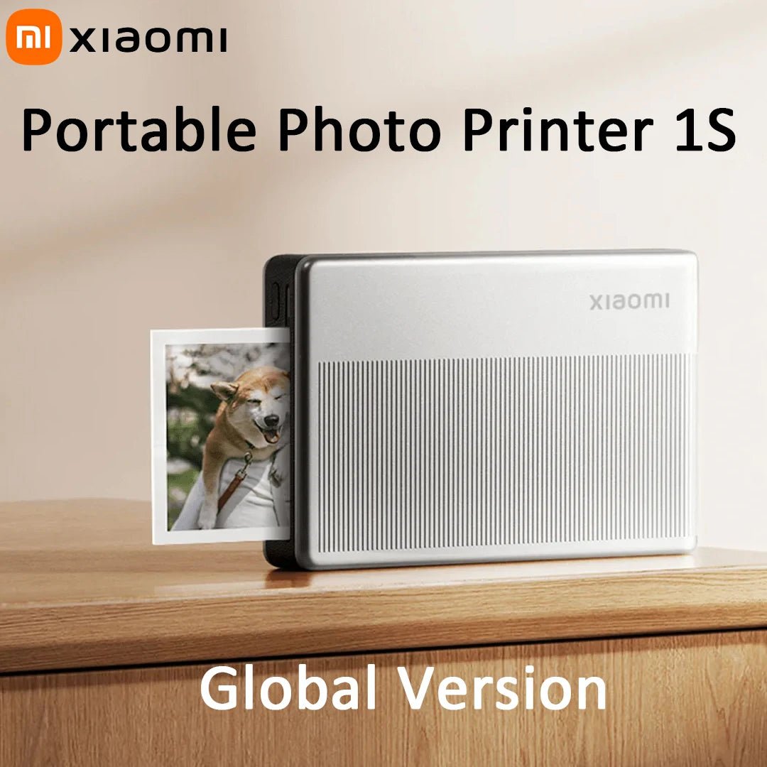 Global Version Xiaomi Pocket Portable Photo Printer 1S Wireless Bluetooth 5.2 Thermal Print ZINK Inkless Technology Xiaomi APP - Velvet Haven