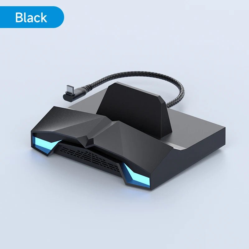 Hagibis ROG Ally/Steam Deck/Switch2/OLED Dock 6 in 1 Universal Docking Station With 4K HDMI 2.5G RJ45 100W RGB Light USB C Hub - Velvet Haven