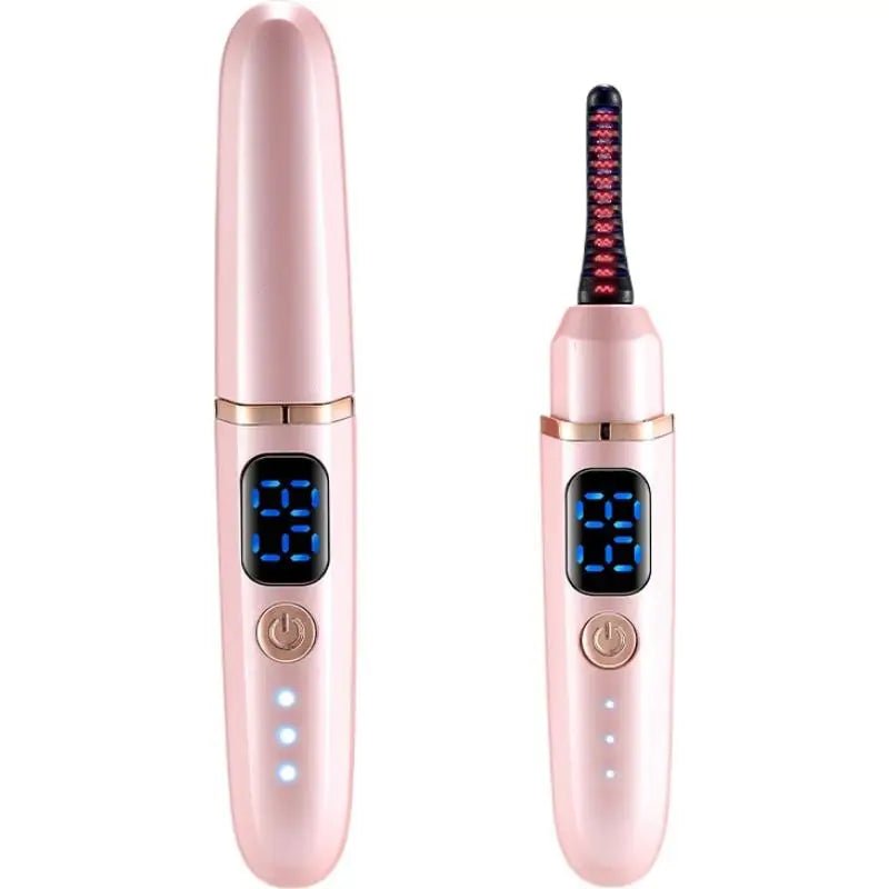 Heated Eyelash Curler with 3 Heat Settings, LED Display & Type-C Charging - Velvet Haven