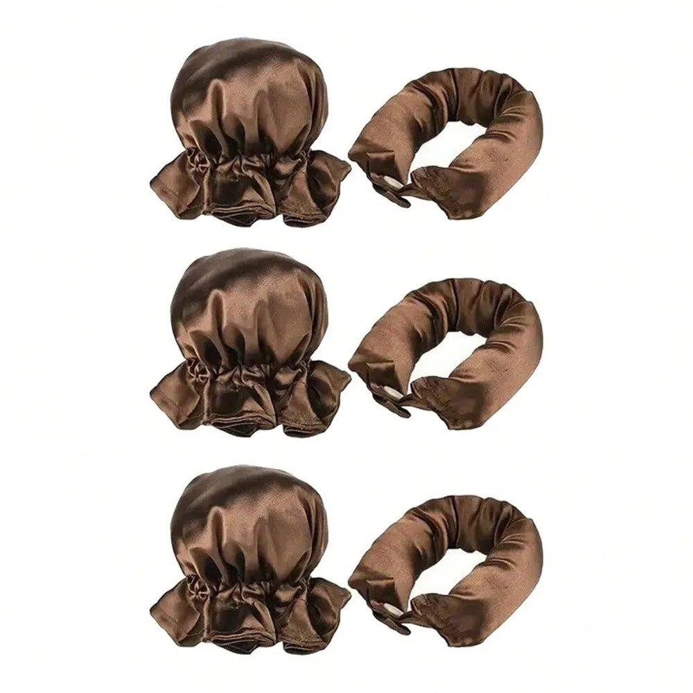 Heatless Hair Curler Rod with Hairnet for Long Hair - Velvet Haven