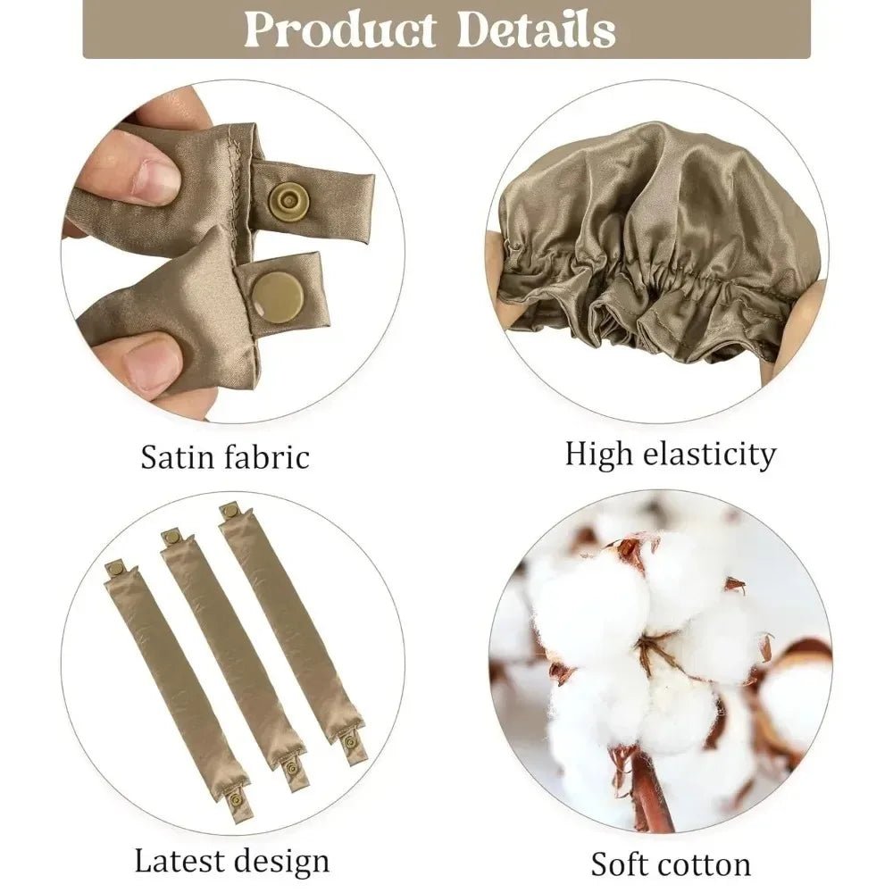Heatless Hair Curler Rod with Hairnet for Long Hair - Velvet Haven