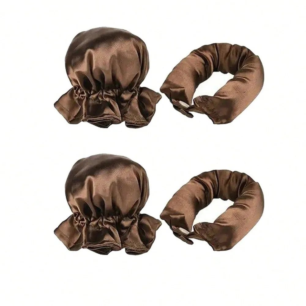 Heatless Hair Curler Rod with Hairnet for Long Hair - Velvet Haven