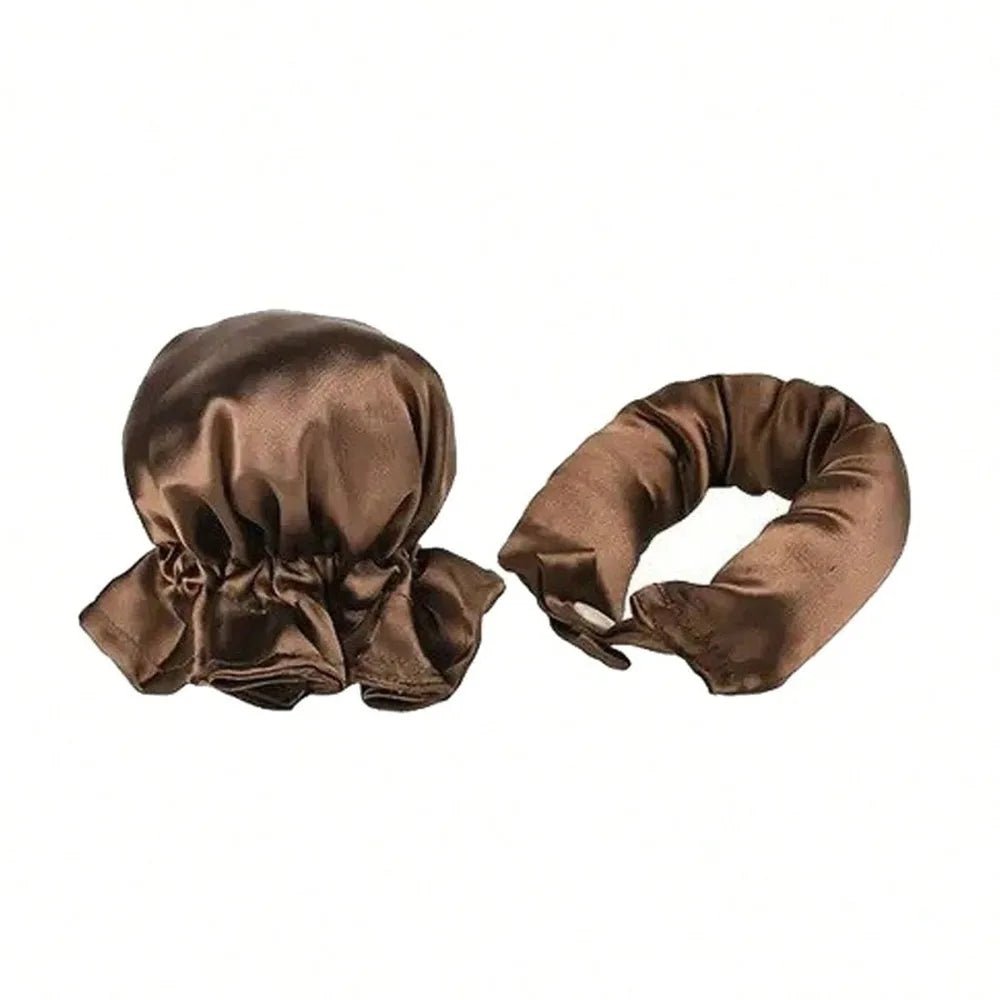 Heatless Hair Curler Rod with Hairnet for Long Hair - Velvet Haven
