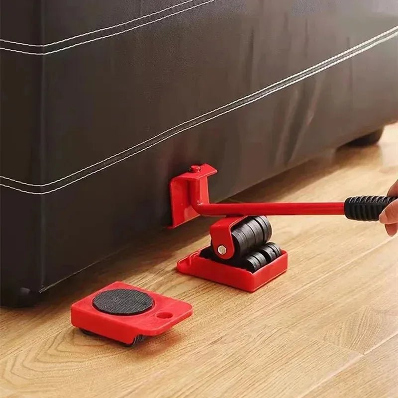 Heavy Duty Furniture Mover Set - 2/4/5pcs Multipurpose Roller Sliders for Effortless Lifting & Moving, Hardwood Floor Protector - Velvet Haven