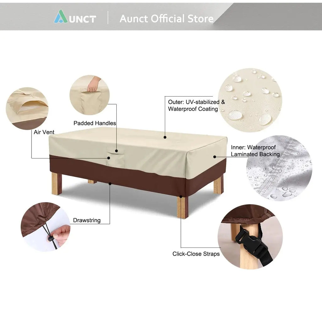 HEAVY DUTY Outdoor Furniture Cover for garden table Patio Waterproof Rain Cover for Sofa Table Chair Snow Wind-Proof Anti-UV - Velvet Haven