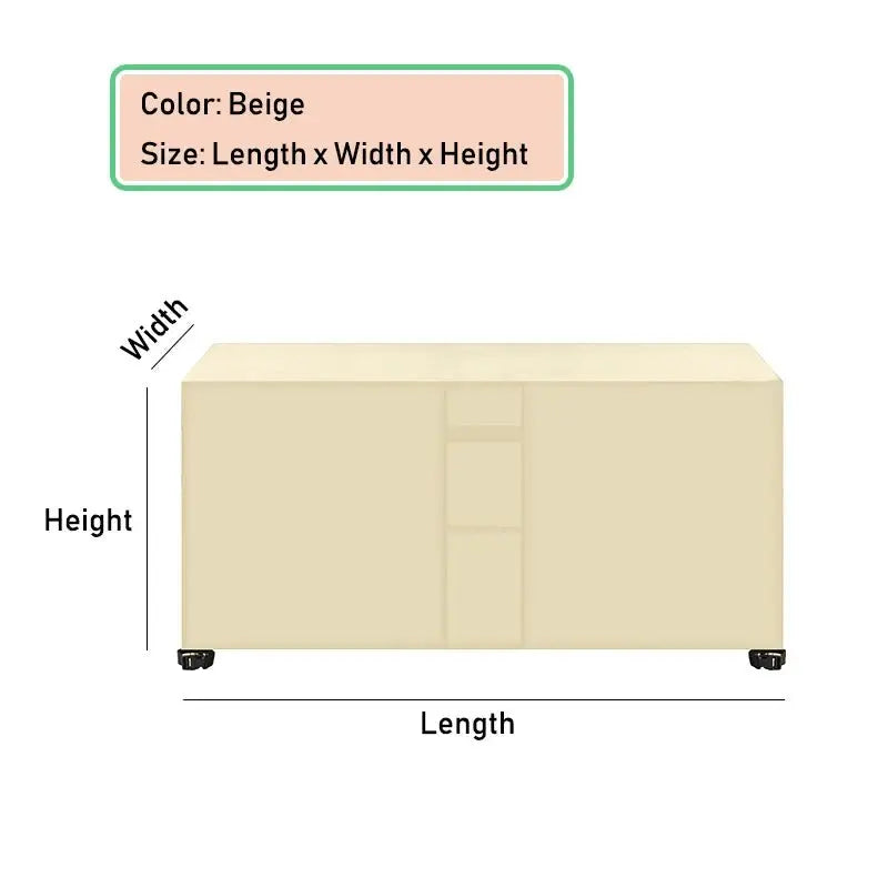 HEAVY DUTY Outdoor Furniture Cover for garden table Patio Waterproof Rain Cover for Sofa Table Chair Snow Wind-Proof Anti-UV - Velvet Haven
