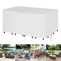 Heavy Duty Waterproof Patio Furniture Cover Rectangular Garden Rain And Snowproof Outdoor Sofa Table And Chair Windproof Cover - Velvet Haven