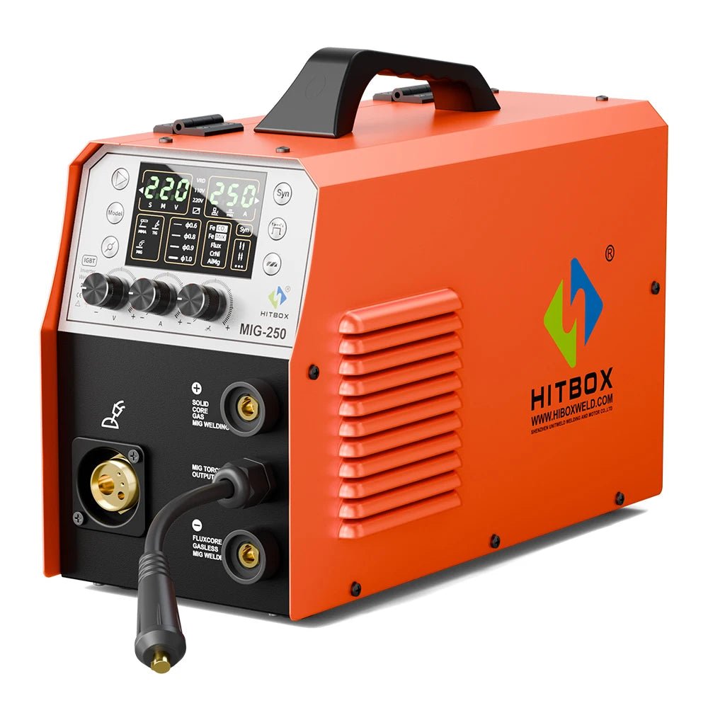 HITBOX 5in1 MIG TIG MMA Synergic Control MAG Multo-function Welding Machine - Velvet Haven