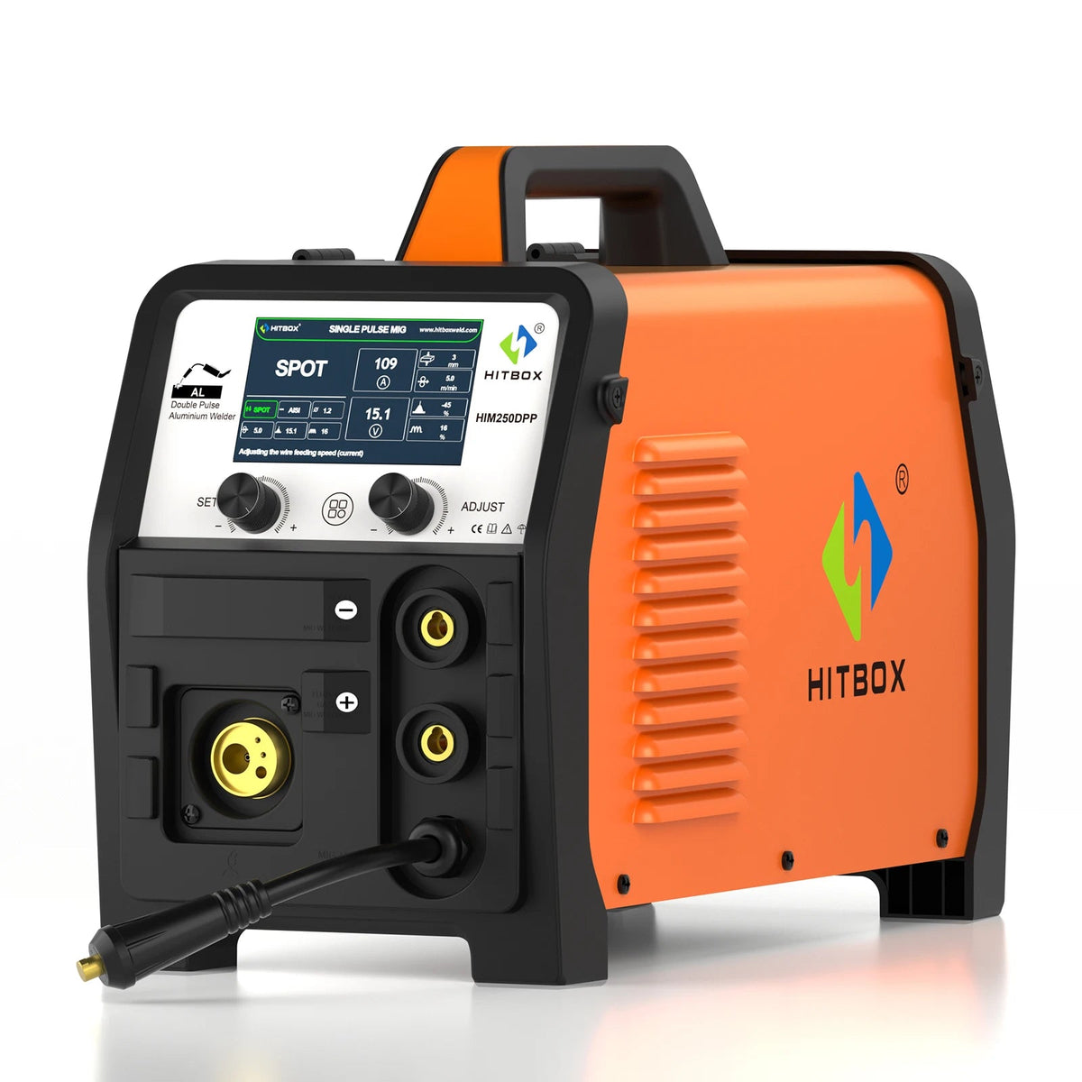 HITBOX Aluminum MIG Welding Machine HBMC270 6in1 Support Welding Aluminum , Plasma Cut, TIG, MMA, MIG Gasless Multi-function - Velvet Haven