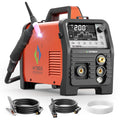 HITBOX TIG Cold Welder 6 in 1 MMA/HF TIG/Spot Welding Machine 200A Digital Pulse LED Screen 2T/4T Inverter Welders TIG200PRO - Velvet Haven