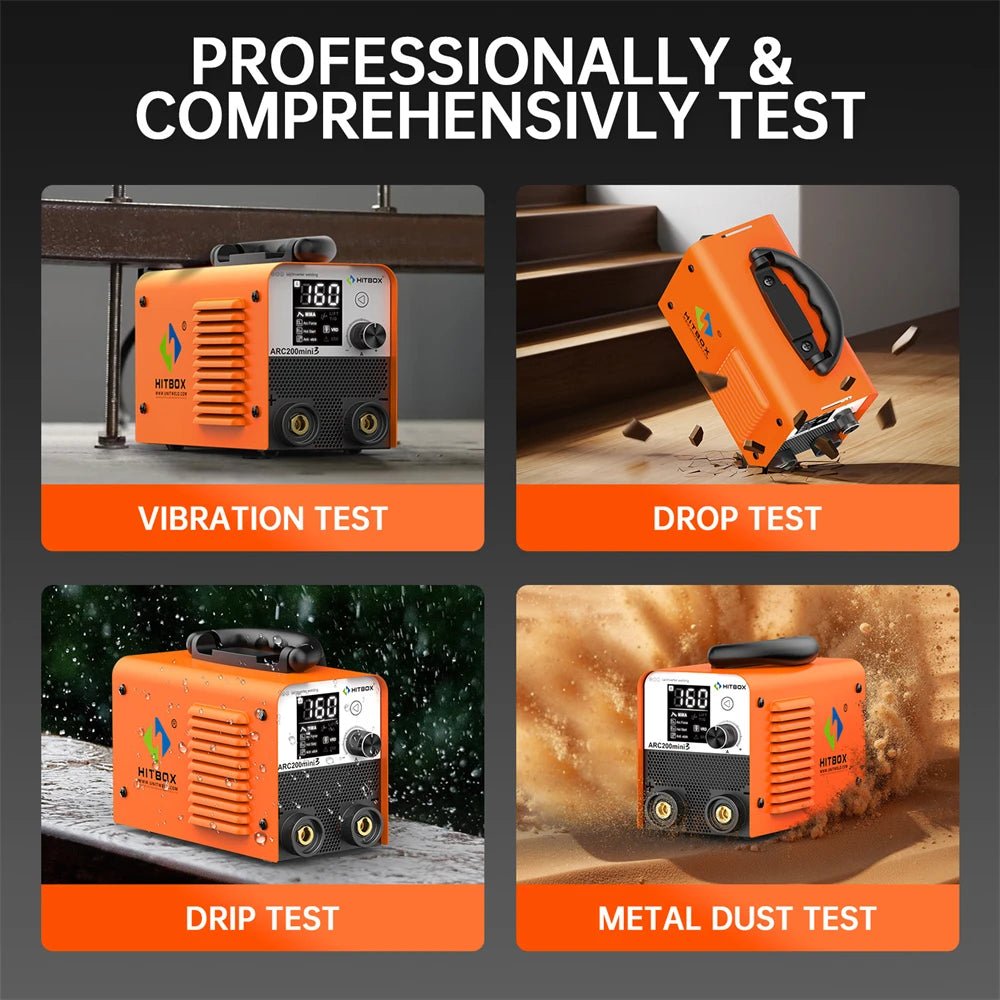 HITBOX Ultra-MIni Stick Welder 2 in 1 ARC MMA Lift TIG Portable Inverter Welding Machine Large Screen Hot Start Anti-stick Arc Force Electric Soldering Equipment 110V - Velvet Haven