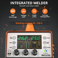 HITBOX Welder MIG250II MMA Lift TIG Gas/Gasless MIG Aluminum Welder 5 in 1 Digital Screen Pulse Support Wire Drawing Gun - Velvet Haven