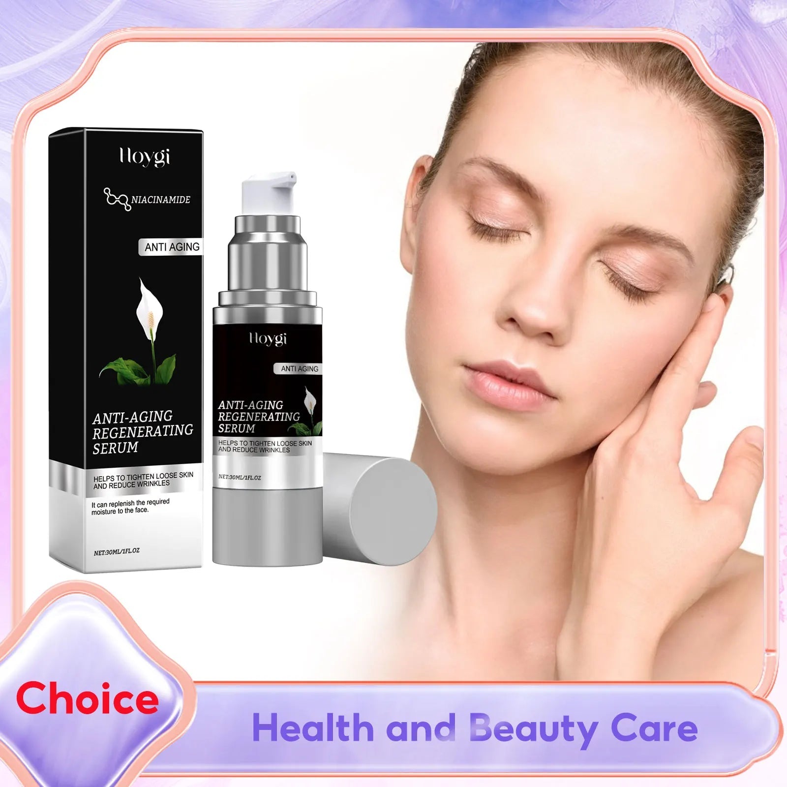 Hyaluronic Acid Niacinamide Face Serum, 30ml - Velvet Haven