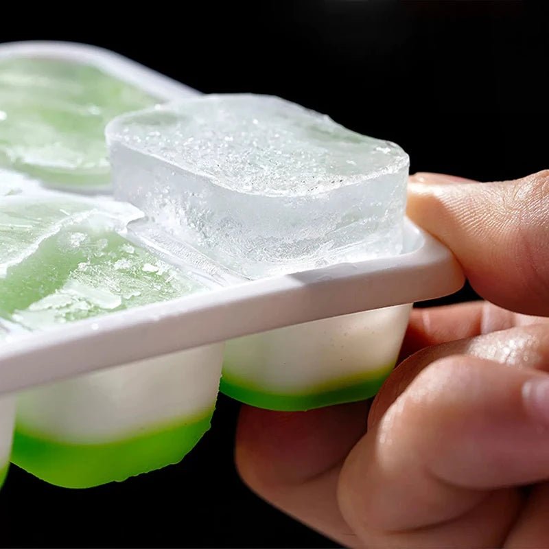 14-Cube Silicone Ice Cube Tray with Lid & Easy Release - Velvet Haven