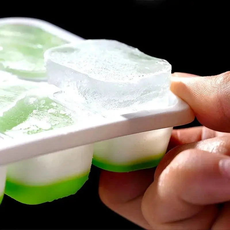 Ice Cube Tray Mold with Lid Silicone Square 14 Cube Easy Release Ice Cube Molds Summer Kitchen Bar DIY Iced Cocktail Freeze Tool - Velvet Haven