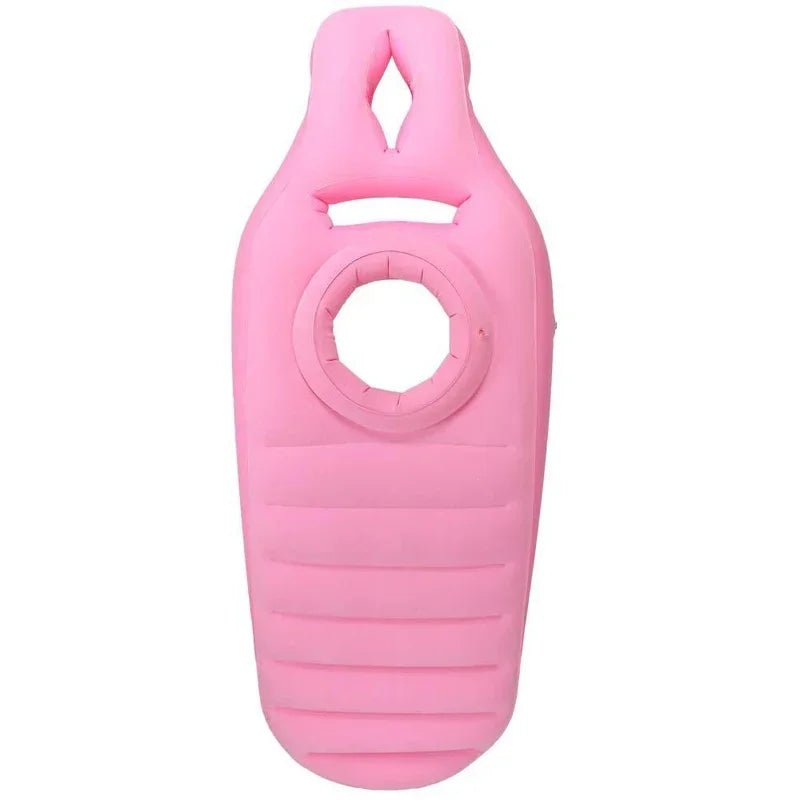 Inflatable pregnancy pillow with belly support for comfortable sleeping and relaxation