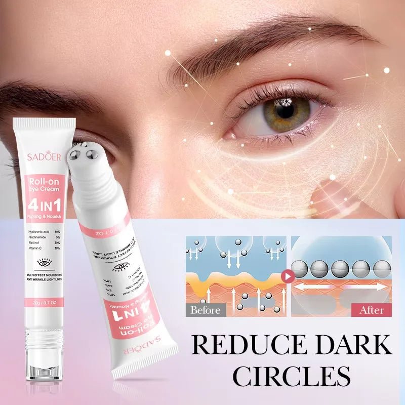 Instant Eye Bag Remove Cream Retinol Anti-Wrinkle Firming Skin Fade Fine Lines Anti Dark Circle Puffiness Brighten Eye SkinCare - Velvet Haven
