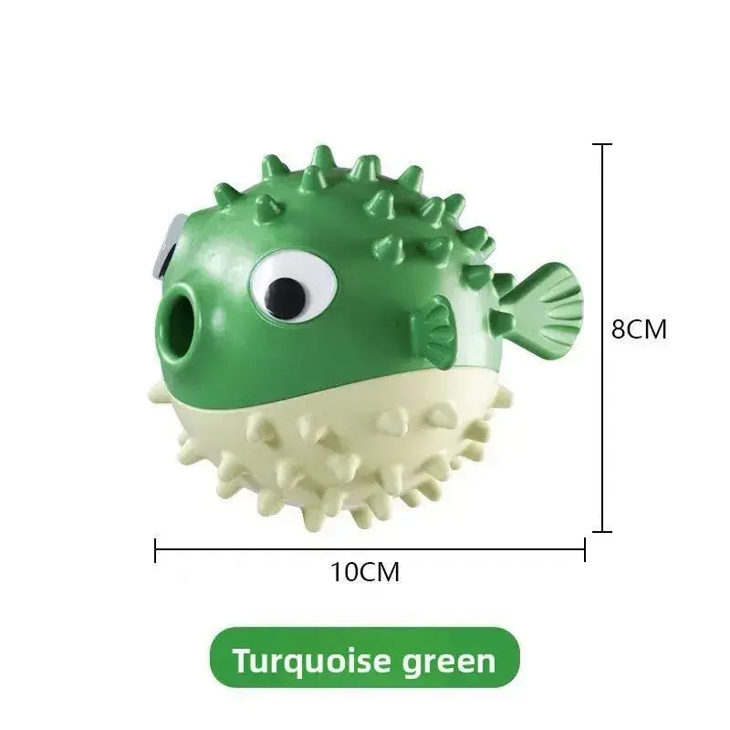 Interactive Bouncing Fish Treat Dispenser Dog Toy Slow Feeder Puzzle for Dogs And Cats Self-Play Boredom Relief Pet Toy - Velvet Haven