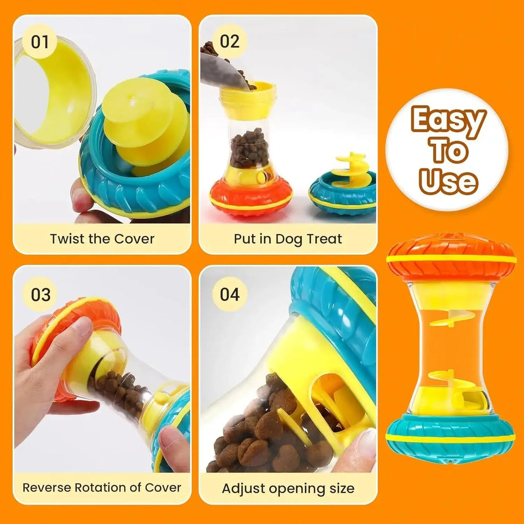 Interactive Dog Puzzle Toys for Boredom, Dogs Enrichment Toy to Keep Them Busy, Treat Dispensing Slow Feeder - Velvet Haven