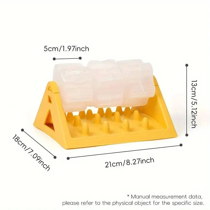 Interactive Dog Toys Food Dispenser Toy - Puzzle Feeder with Leak-Proof Design Slow-Feeding Design Durable PP Material for Dogs - Velvet Haven