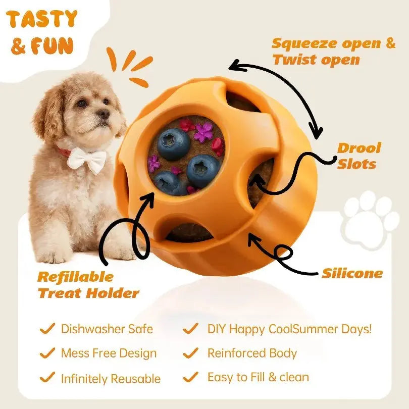Interactive Dog Toys for Boredom - Dog Treat Molds Silicone Healthy Treats for Dogs puppy Enrichment Toy for Frozen in Summer - Velvet Haven