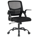 JHK Home Office Computer Chair Ergonomic Mid Back Desk with Lumbar Support 360° Swivel Height Adjustable with Flip-up Armrest - Velvet Haven