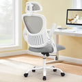 JHK Mesh Ergonomic Office Computer Desk Chair Flip-up Arms Adjustable Headrests Comfortable Lumbar Support For Home Office - Velvet Haven