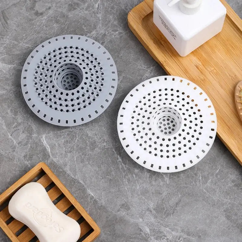 Kitchen Sink Filter Household Shower Floor Filter Silicone Drain Strainer Sink Strainers Hair Catcher for Bathroom Accessories - Velvet Haven