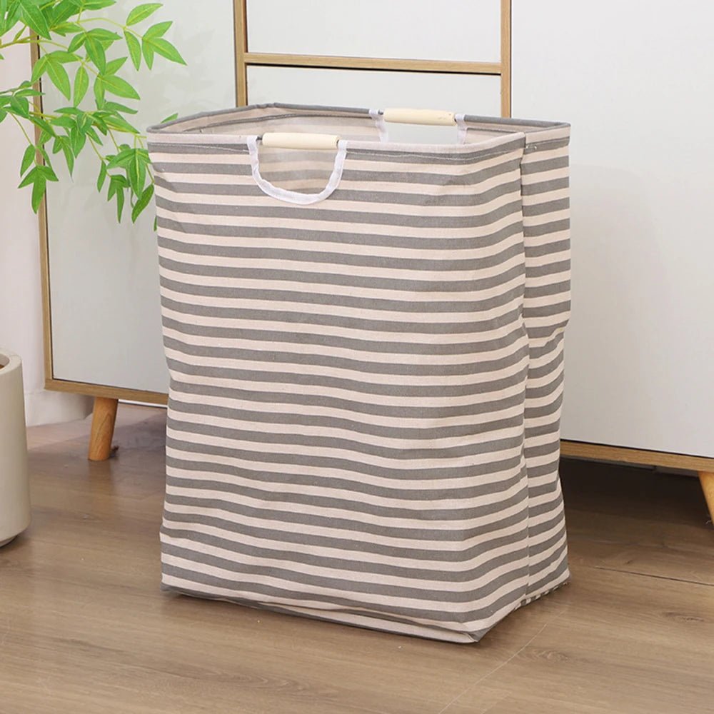 Large Capacity Laundry Storage Dirty Clothes Storage Basket with Handle Hamper Collapsible Laundry Basket Bathroom Accessories - Velvet Haven