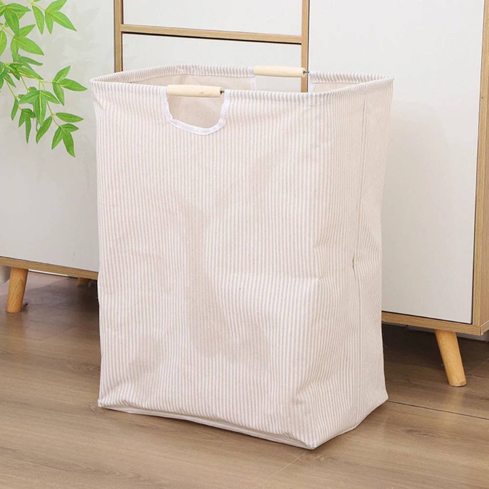 Large Capacity Laundry Storage Dirty Clothes Storage Basket with Handle Hamper Collapsible Laundry Basket Bathroom Accessories - Velvet Haven