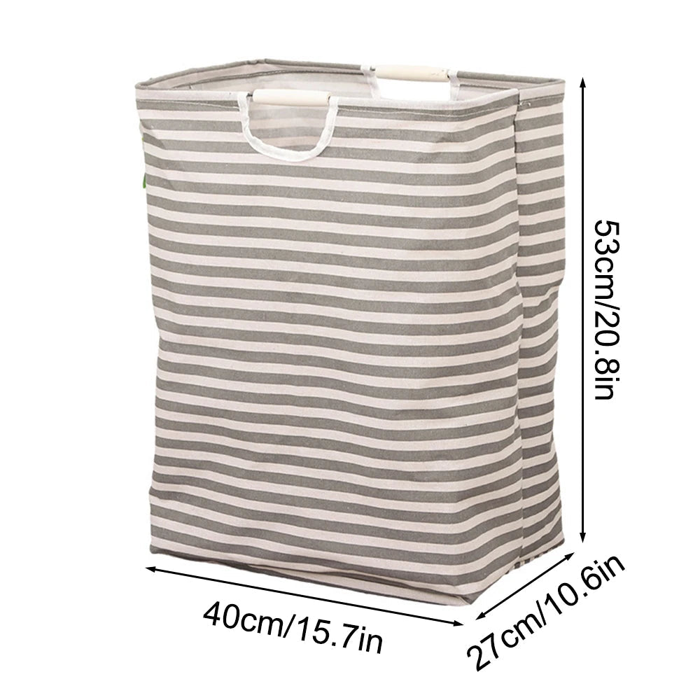 Large Capacity Laundry Storage Dirty Clothes Storage Basket with Handle Hamper Collapsible Laundry Basket Bathroom Accessories - Velvet Haven