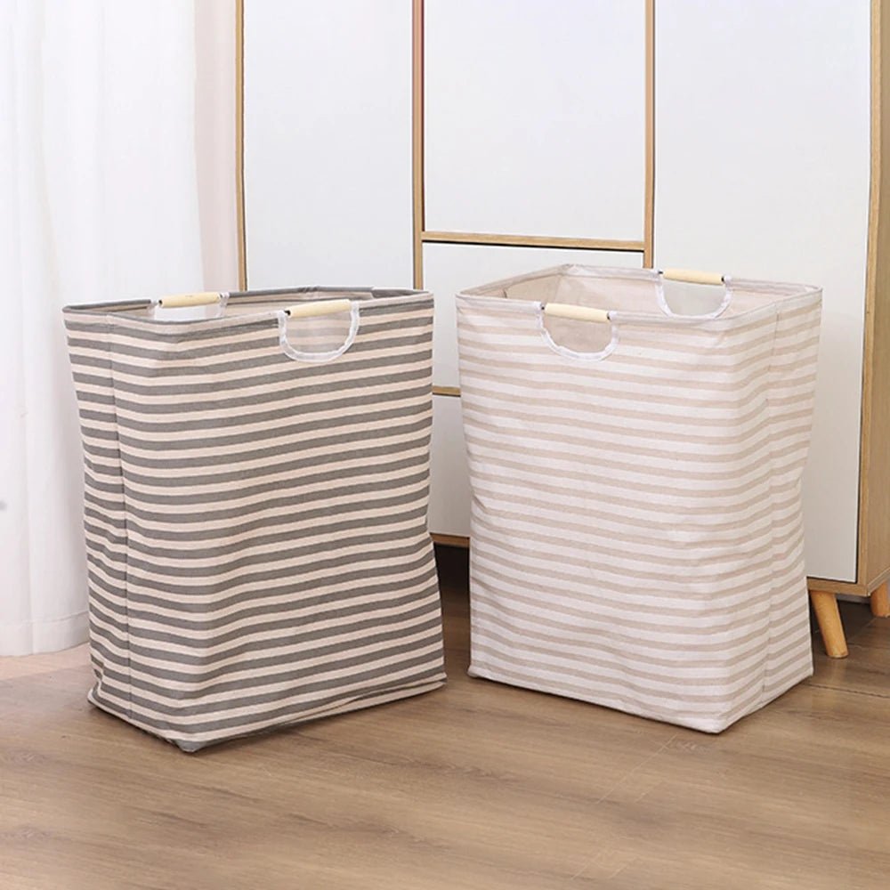 Large Capacity Laundry Storage Dirty Clothes Storage Basket with Handle Hamper Collapsible Laundry Basket Bathroom Accessories - Velvet Haven