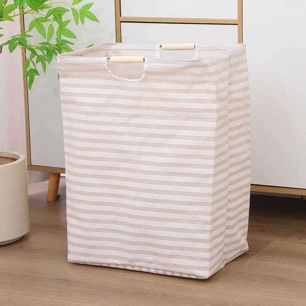 Large Capacity Laundry Storage Dirty Clothes Storage Basket with Handle Hamper Collapsible Laundry Basket Bathroom Accessories - Velvet Haven