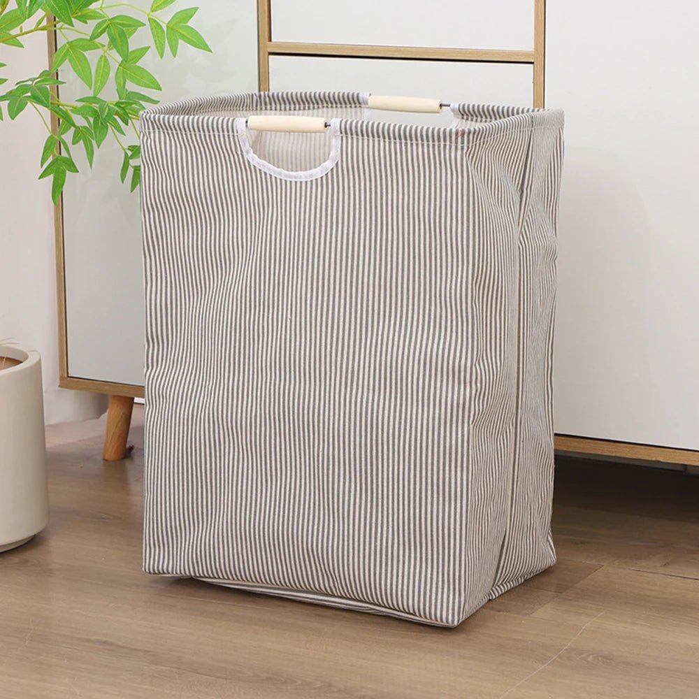 Large Capacity Laundry Storage Dirty Clothes Storage Basket with Handle Hamper Collapsible Laundry Basket Bathroom Accessories - Velvet Haven