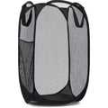 Large Laundry Basket Collapsible Mesh Pop Up Laundry Hamper Side Pocket Breathable Clothes Storage Laundry Storage Organization - Velvet Haven