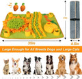 Large Snuffle Mat for Dogs Pet Interactive Training and Stress Relief Sniff Feeding Mat Slow Feeder Dog Treat Mat Dog Toys - Velvet Haven