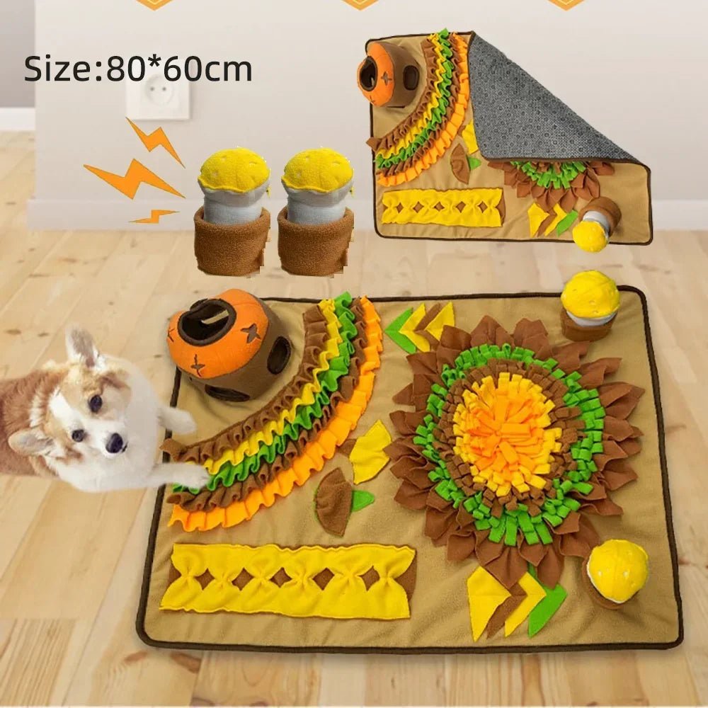 Large Snuffle Mat for Dogs Pet Interactive Training and Stress Relief Sniff Feeding Mat Slow Feeder Dog Treat Mat Dog Toys - Velvet Haven