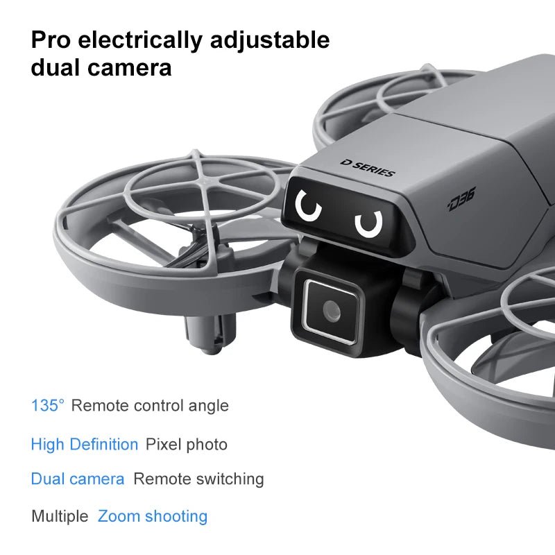 Lenovo D36 Foldable GPS Camera Drone, Up to 8K FPV Video - Velvet Haven