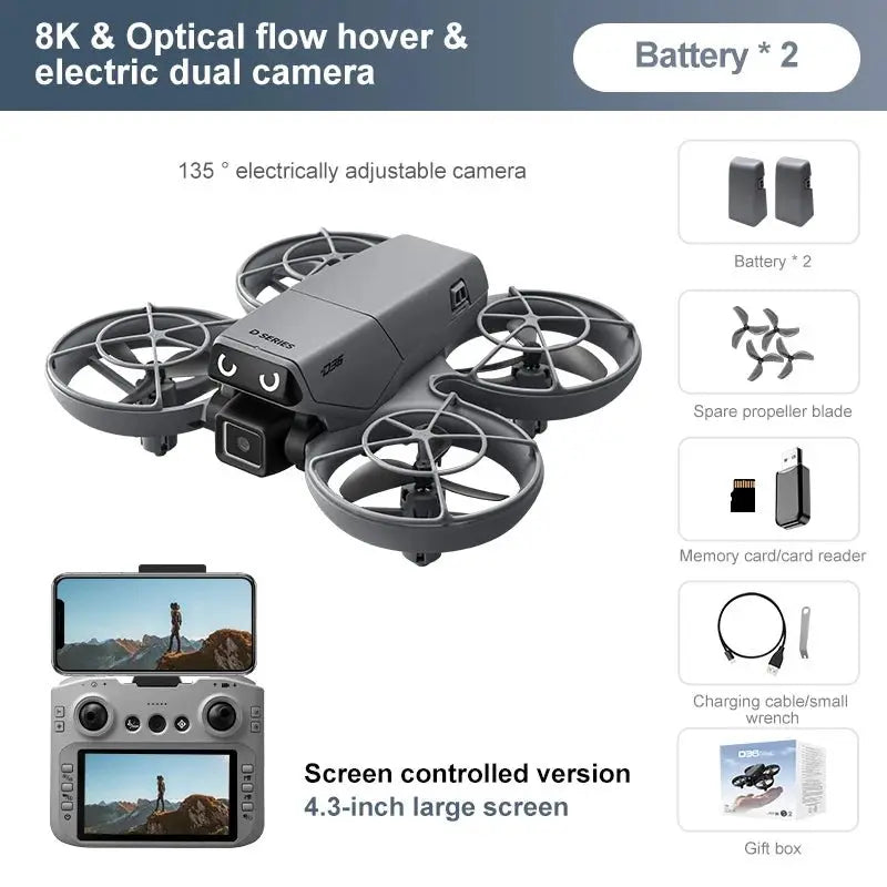 Lenovo D36 Foldable GPS Camera Drone, Up to 8K FPV Video - Velvet Haven