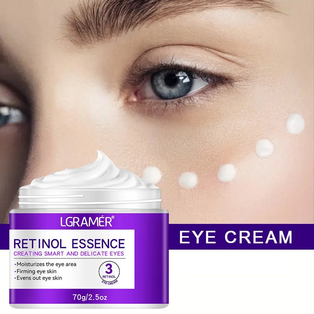 LGRAMER Retinol Eye Cream for Fine Lines, Dark Circles, Anti-Aging and Firming Around Eyes - Velvet Haven