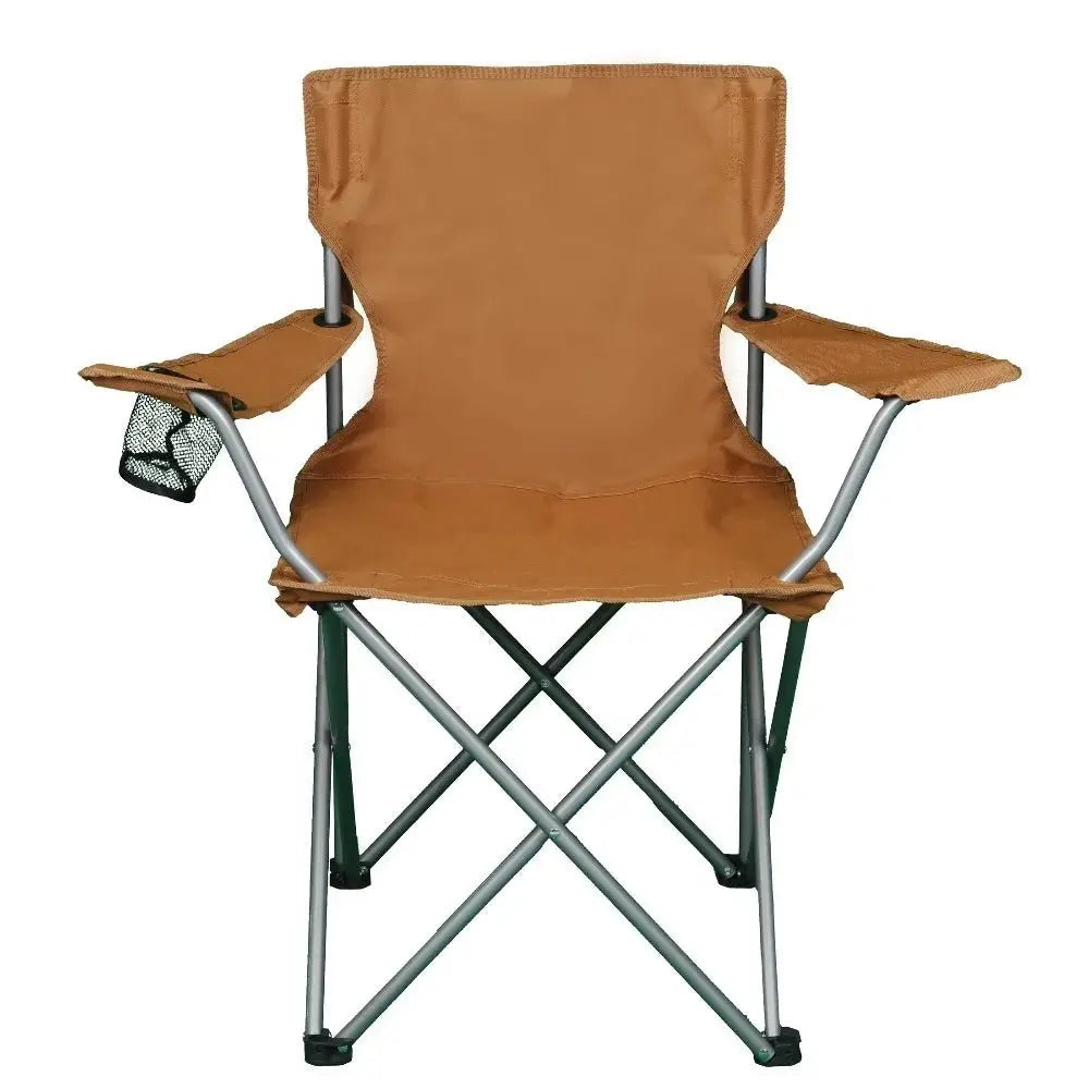 Lightweight Portable Folding Camping Chair with Cup Holder for Outdoor Camping Tailgating Sports Events Comfortable Compact Foldable Beach Chair for Adults - Velvet Haven