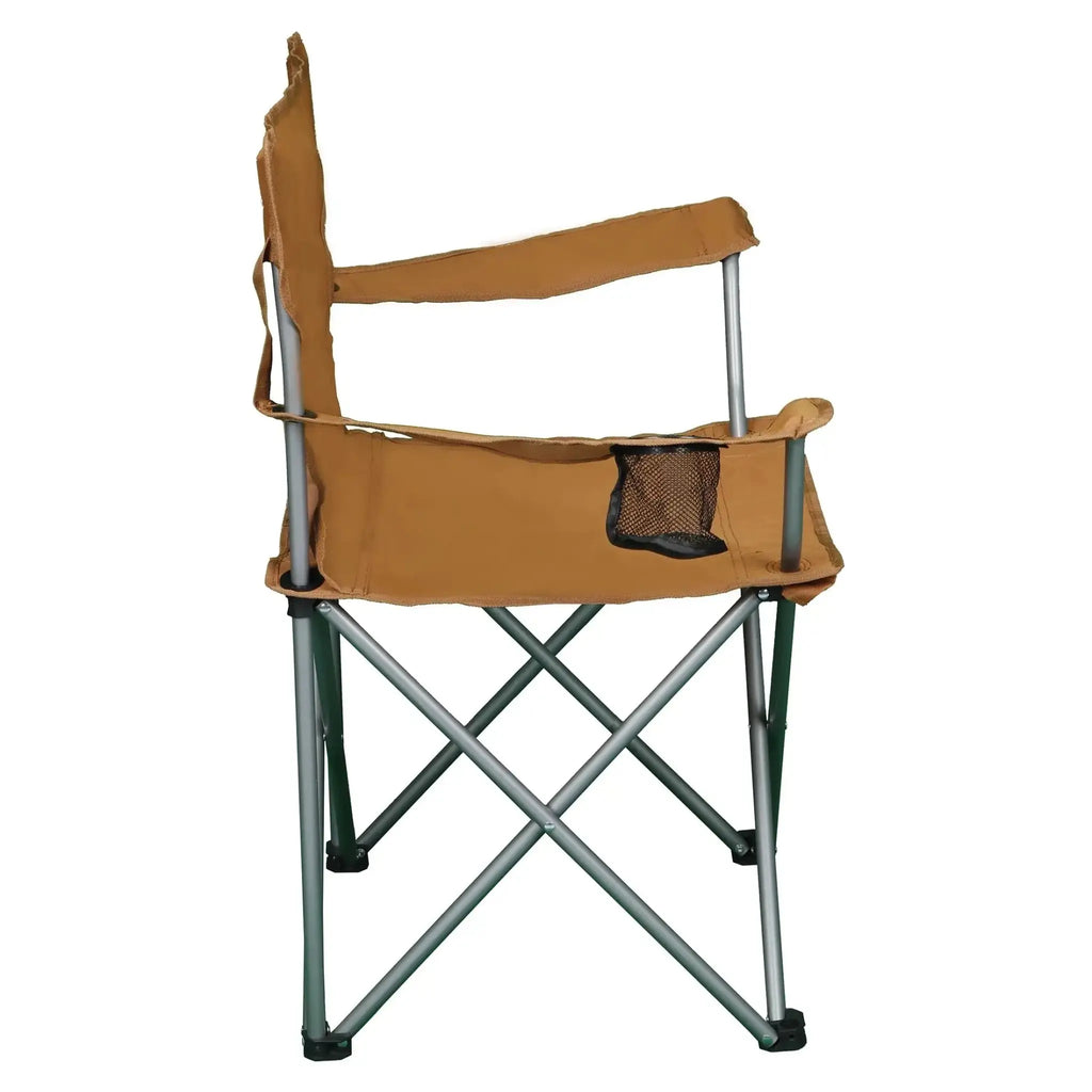 Lightweight Portable Folding Camping Chair with Cup Holder for Outdoor Camping Tailgating Sports Events Comfortable Compact Foldable Beach Chair for Adults - Velvet Haven